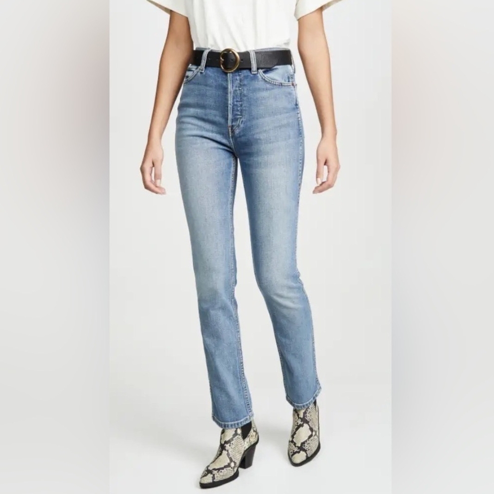 Re/Done Originals Double Needle Long Jeans. Size 26